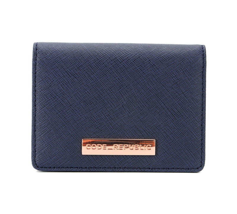 LEATHER BUSINESS CARD CASE | RFID-Business card holder-CODE REPUBLIC-NAVY-CODE REPUBLIC laptop bags womens laptop bags laptop handbags ladies laptop bags laptop carrying bags